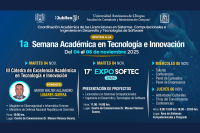 Anuncia UNACH 1ª Semana Académica en Tecnología e Innovación en FCA Campus I