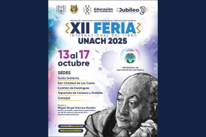 Todo listo para la XII Feria Internacional del Libro UNACH 2025