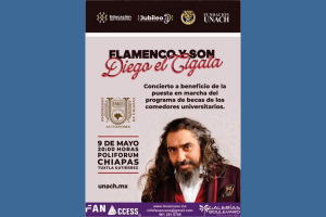 UNACH organiza concierto de flamenco para apoyar becas de comedores universitarios