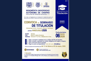Ofertan seminario de Titulación en la Facultad de Ciencias Sociales, Campus III
