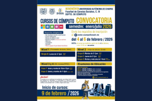 Facultad de Ciencias Sociales Campus III abre cursos de cómputo para el semestre enero–julio 2026