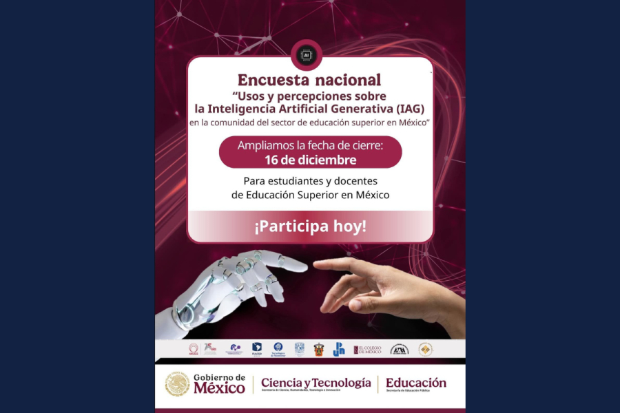 SEP convoca a estudiantes y docentes de la UNACH a participar en la Encuesta Nacional sobre Inteligencia Artificial Generativa