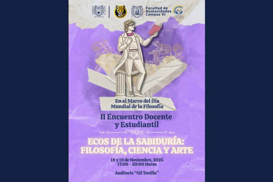 Coloquio interdisciplinario “Ecos de la Sabiduría” en el Día Mundial de la Filosofía en Humanidades