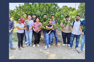 Estudiantes de la Facultad de Ciencias Agrícolas aplican técnicas de propagación de cítricos en campo experimental