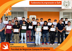 La UNACH y el Laboratorio de Desarrollo iOS de la UNACH Imparten Curso-Taller de Programación en Swift