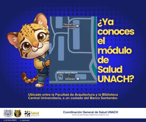 Módulo de Salud UNACH: un espacio cercano para el cuidado de nuestra comunidad