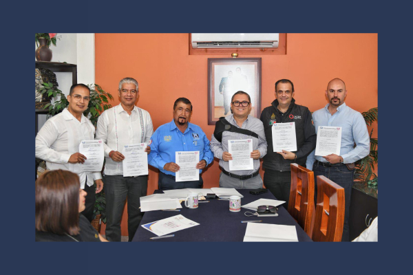 Participa Rectoría en firma de convenio entre SPAUNACH y CANACO SERVYTUR