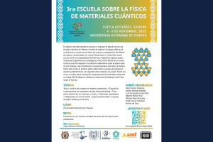 Será UNACH sede de la 3ª Escuela sobre la Física de Materiales Cuánticos