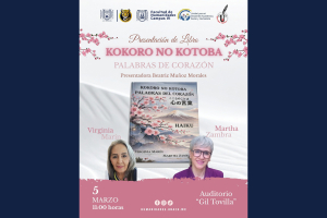 Presentarán en la UNACH el libro "Kokoro no Kotoba (Palabras del Corazón)" de las poetas Virginia Marín y Martha Zambrano