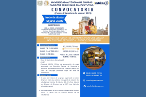UNACH invita a cursos intensivos de inglés en la Facultad de Lenguas, Campus Tuxtla