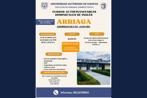 Ofrecen Cursos Autofinanciables Dominicales de Inglés en Arriaga