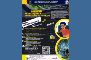 UNACH ofrece cursos extracurriculares para estudiantes de Ingeniería en Desarrollo de Software en Tapachula