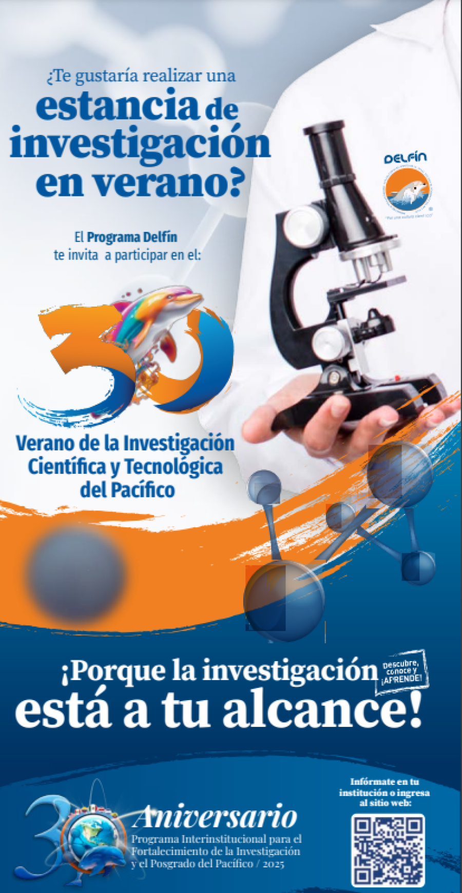 Participa en el 30º Verano de la Investigación Científica y Tecnológica del Pacífico