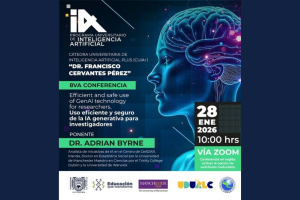 Ofrecerán conferencia internacional sobre uso seguro y eficiente de IA generativa para investigadores en la UNACH