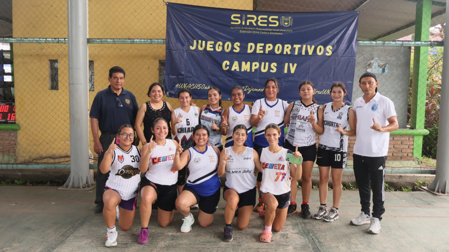 Concluye con éxito el torneo interfacultades de básquetbol en las ramas femenil y varonil en Tapachula