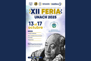Todo listo para la Feria Internacional del Libro UNACH 2025