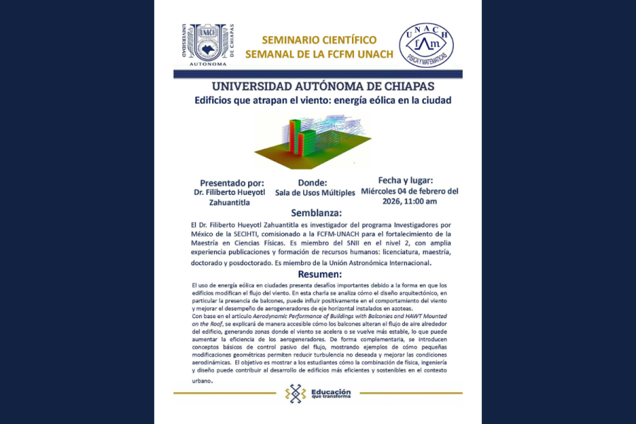 Seminario “Edificios que atrapan el viento: energía eólica en la ciudad”