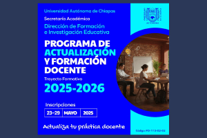 UNACH abre inscripciones para Programa de Actualización y Formación Docente 2025-2026