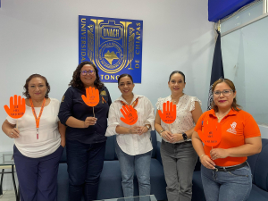 Liderazgo femenino del Campus IV de la Benemérita UNACH se suma al Día Naranja contra la violencia