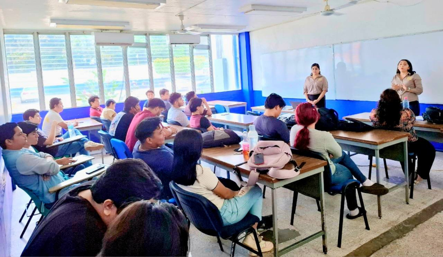 Imparten plática “Modalidades de Violencia” en Facultad de Negocios Campus IV Tapachula
