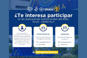 UNACH promueve desarrollo profesional con EGEL PLUS – CENEVAL para egresados