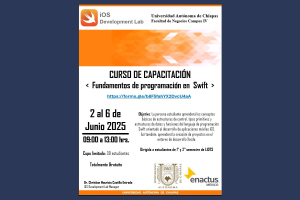 Facultad de Negocios Campus IV de UNACH impulsa formación en desarrollo móvil con curso de Swift