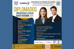 Facultad de Contaduría y Administración UNACH abre inscripciones para diplomados virtuales