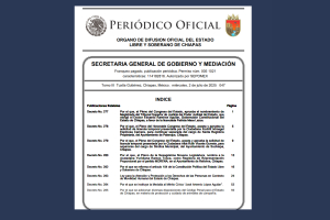 Publican en Periódico Oficial reconocimiento de la UNACH como Benemérita