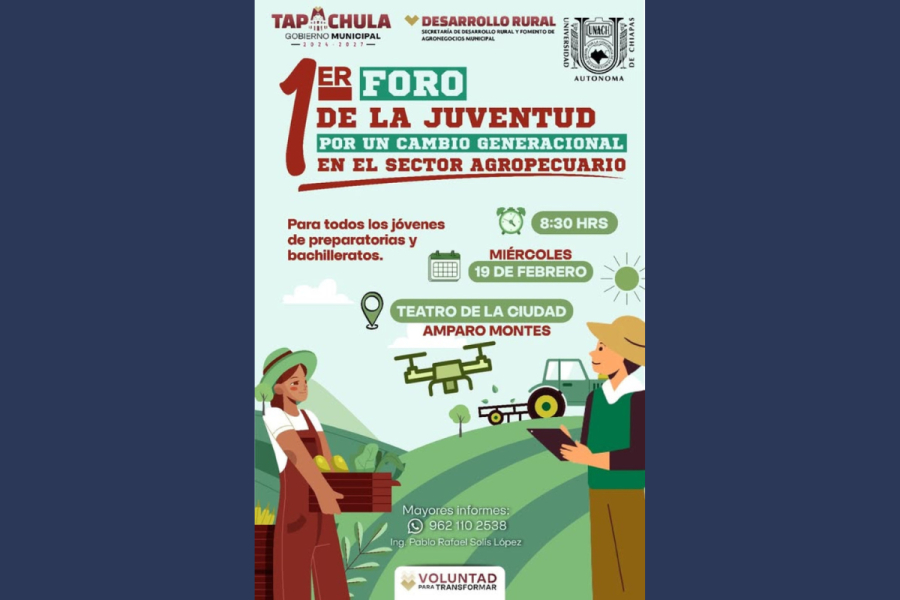 Foro de la Juventud abordará el relevo generacional en el sector agropecuario