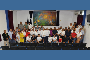UNACH devela mural “Lu’um y el universo”
