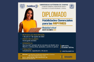 Abiertas inscripciones para Diplomado Virtual en Habilidades Gerenciales para MIPYMES en la UNACH