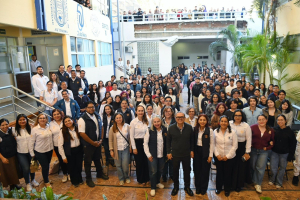 Rector Oswaldo Chacón visita Facultad de Lenguas en arranque del semestre enero-junio 2026