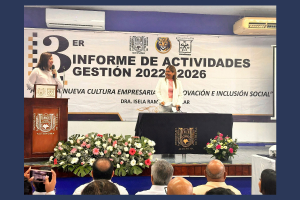 Facultad de Ciencias de la Administración Campus IV de UNACH presenta Tercer Informe de Actividades