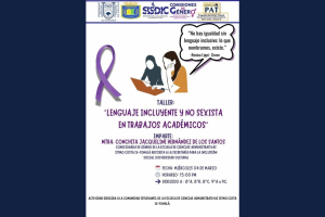 Promueve Escuela de Ciencias Administrativas taller sobre lenguaje incluyente y no sexista