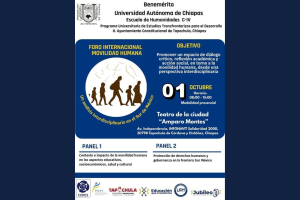 Organizan UNACH y Ayuntamiento de Tapachula Foro Internacional &#039;Movilidad Humana&#039;
