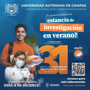 Invitan a estudiantes a participar en el 31º Verano de la Investigación Científica y Tecnológica del Pacífico 2026