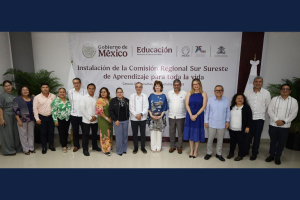 Participa rector de la UNACH en la instalación de la Comisión Regional Sur-Sureste de “Aprendizaje para Toda la Vida”