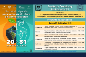 Realizará UNACH Congresos Nacional y Latinoamericano de Investigación en Cambio Climático