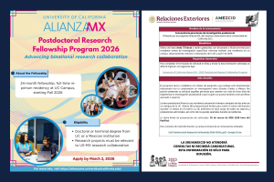 Facultad de Arquitectura de la UNACH difunde convocatoria internacional de becas posdoctorales en California