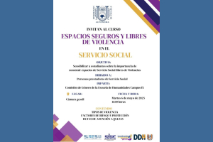 UNACH promueve entornos seguros con curso sobre servicio social libre de violencia