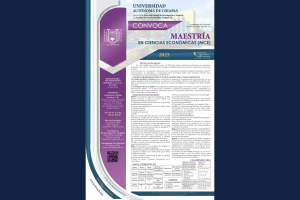 Abren convocatoria a Maestría en Ciencias Económicas con enfoque en política económica y sector público