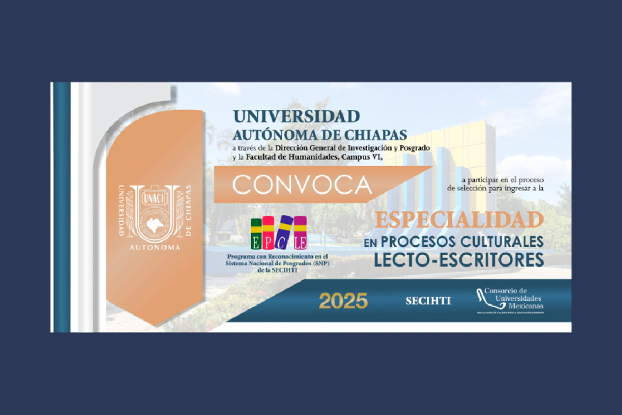 Lanzan convocatoria para especialidad en procesos culturales lecto-Escritores