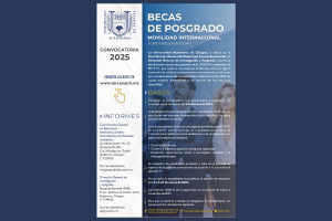 UNACH convoca a estudiantes de posgrado a concursar por becas de movilidad internacional