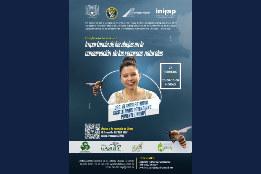 La Facultad Maya de Estudios Agropecuarios invita a conferencia “Importancia de las abejas en la conservación de los recursos naturales”