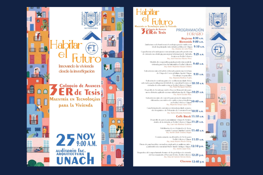 Realizan el 3er Coloquio de Avances de Tesis en Tecnologías para la Vivienda