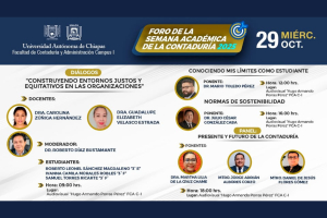 Realizará  FCA C-I jornada académica en marco de la Semana de la Contaduría 2025