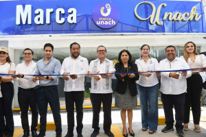 Rector Oswaldo Chacón Rojas inaugura nuevas oficinas de Marca UNACH en Tuxtla Gutiérrez