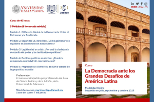 UNACH y Universidad de Salamanca impartirán curso internacional sobre democracia en América Latina