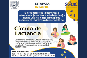 Lanza UNACH &quot;Círculo de Lactancia&quot; para apoyar a madres de la comunidad universitaria