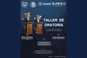 Invita SIRESU UNACH al Taller de Oratoria para fortalecer habilidades de comunicación